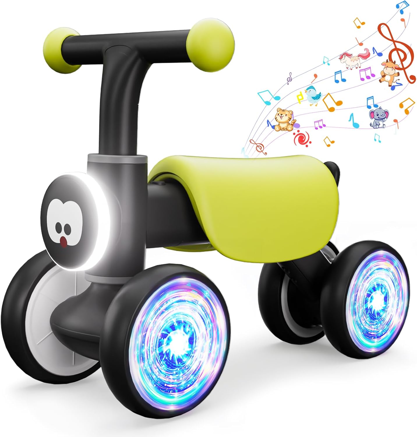 Colorful Glow Wheel Toddler Balance Bike,Baby Toys
