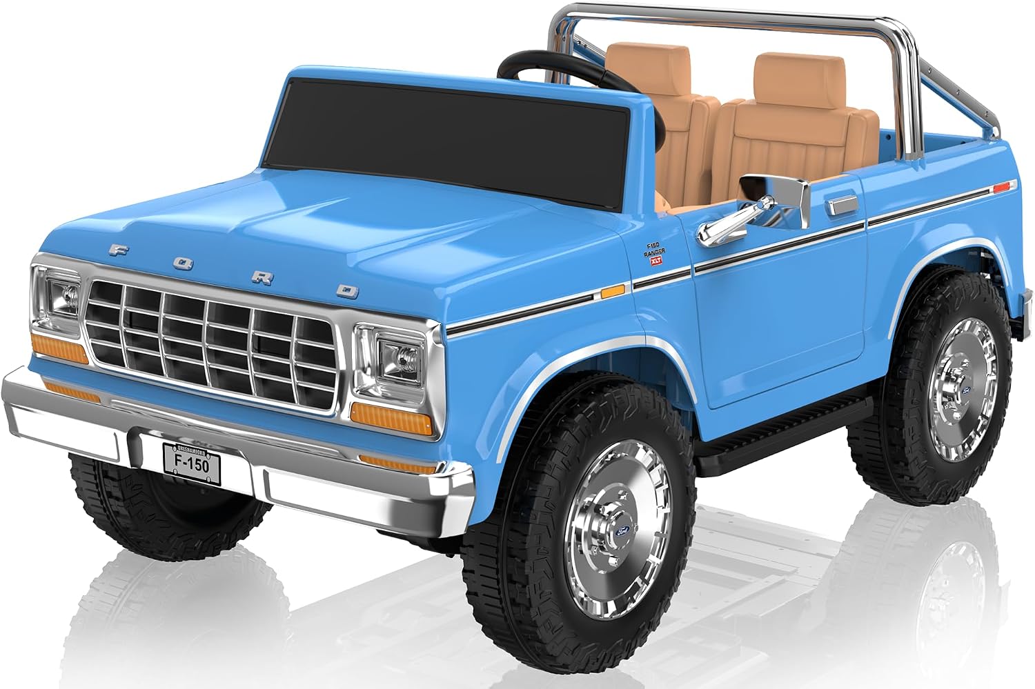 ANPABO Licensed Ford F-150 24V 2 Seater Ride on Car for Kids