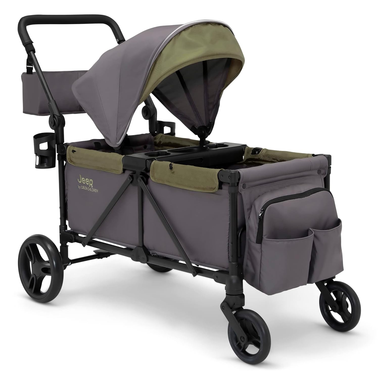 Jeep Sport All-Terrain Stroller Wagon by Delta Children - Includes Canopy