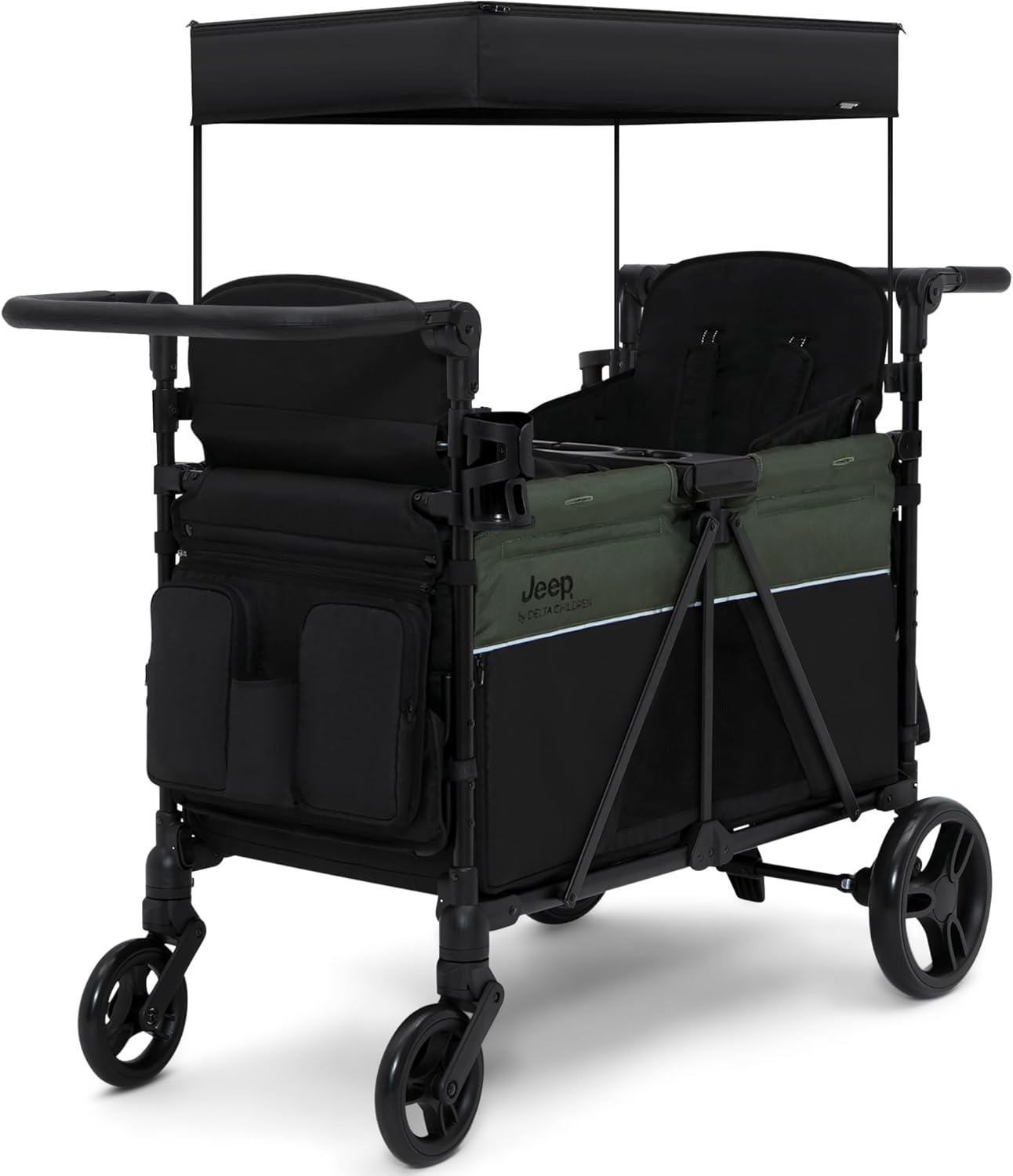 Jeep Aries Stroller Wagon by Delta Children Premium Wagon for 2 Kids