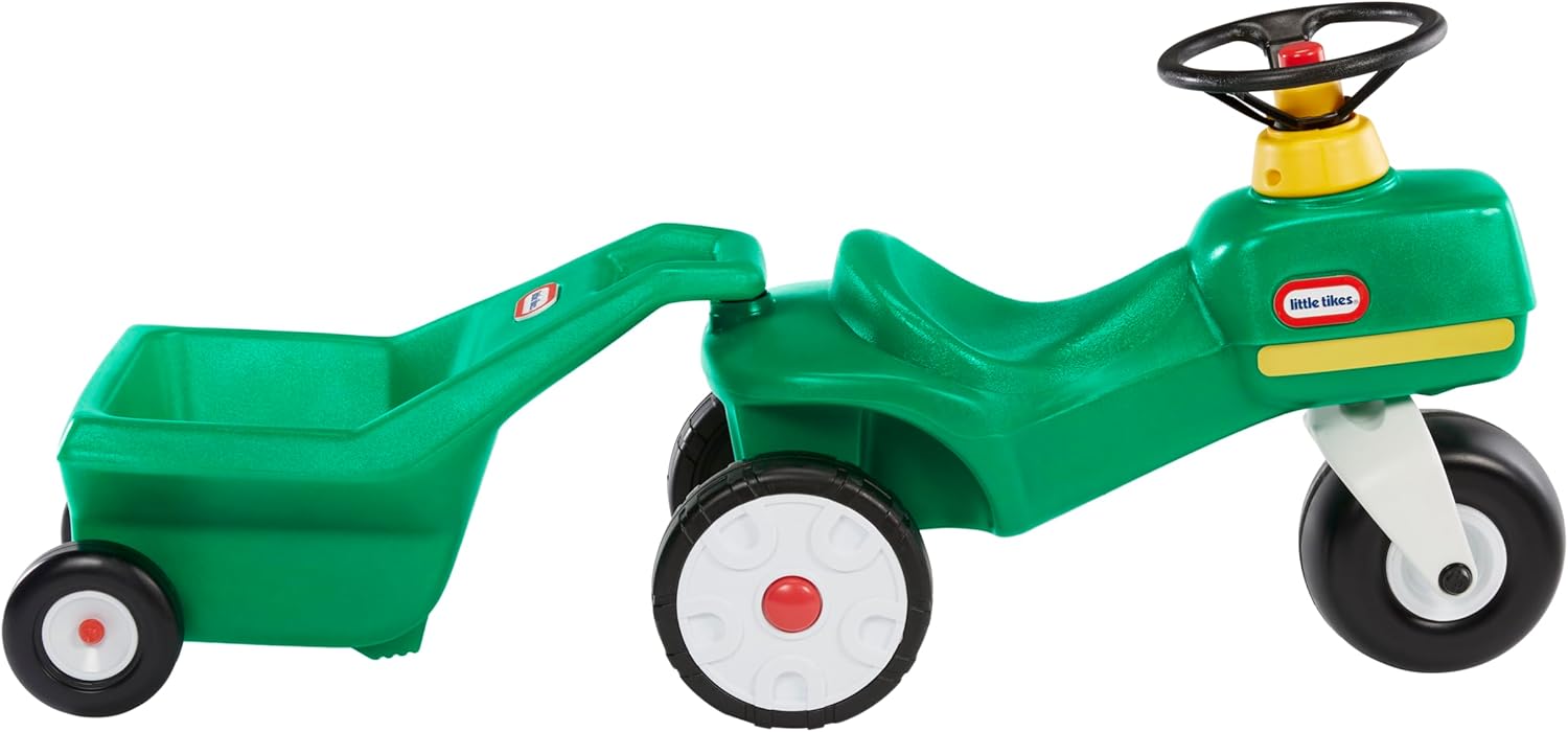 Little Tikes Tractor & Cart, Foot-to-Floor Ride-On,