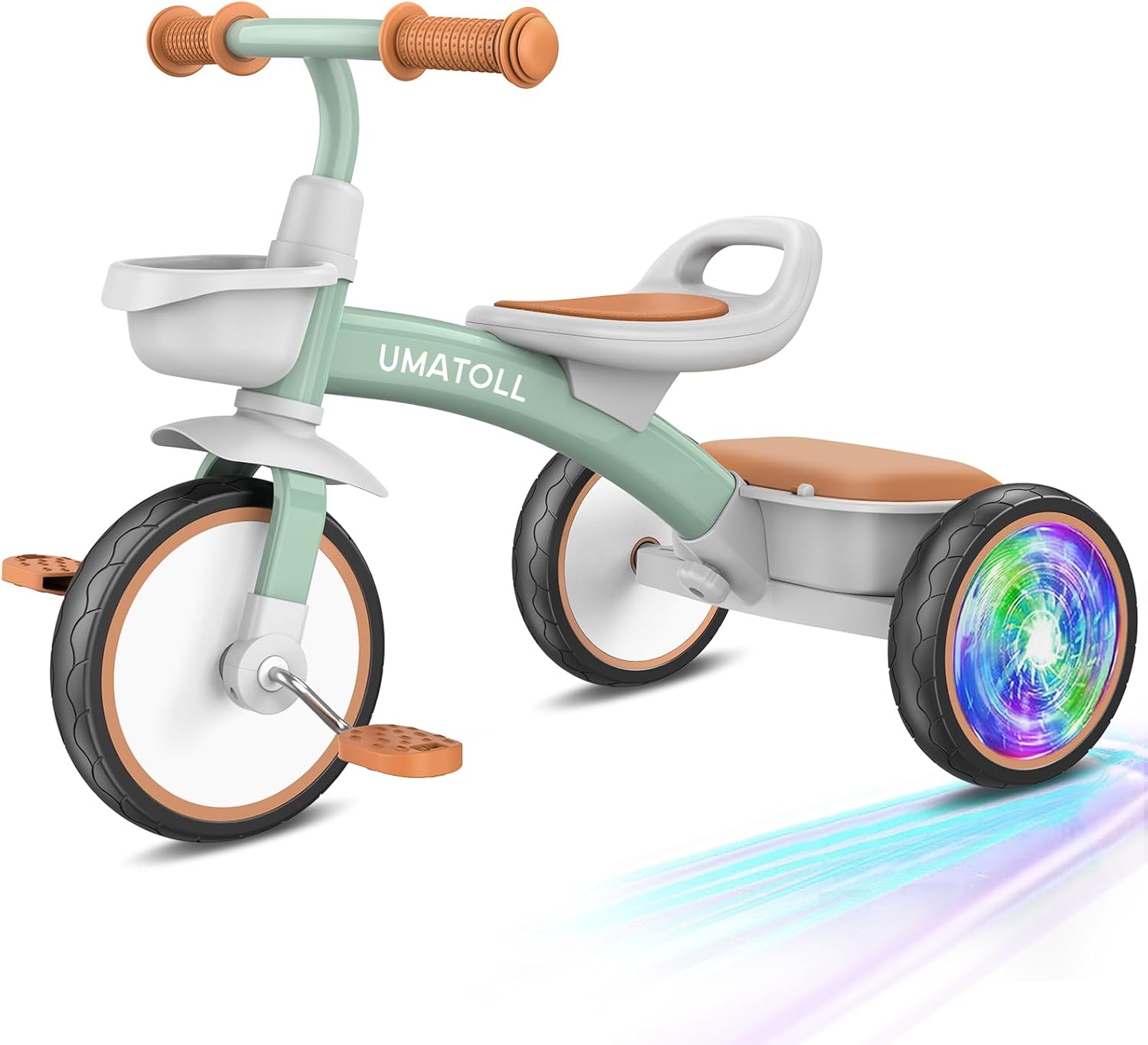 Umatoll Toddler Tricycle for 18 Month to 4 Year Old Boys Girls,Toddler Bike Toys