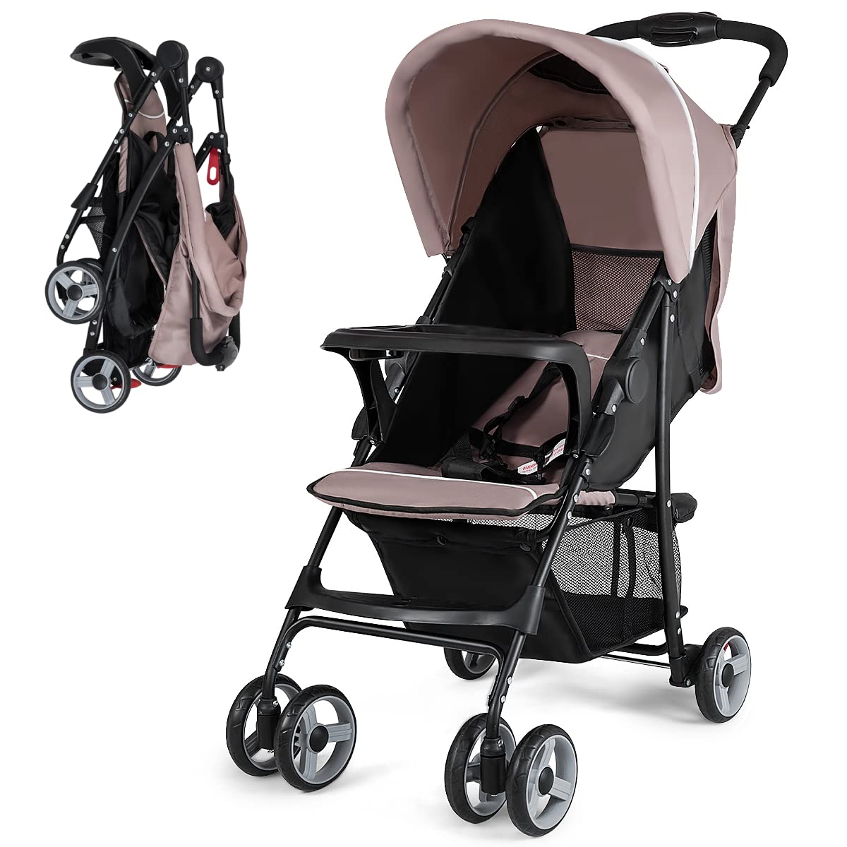 Baby Joy Lightweight Stroller, Compact Toddler Travel Stroller