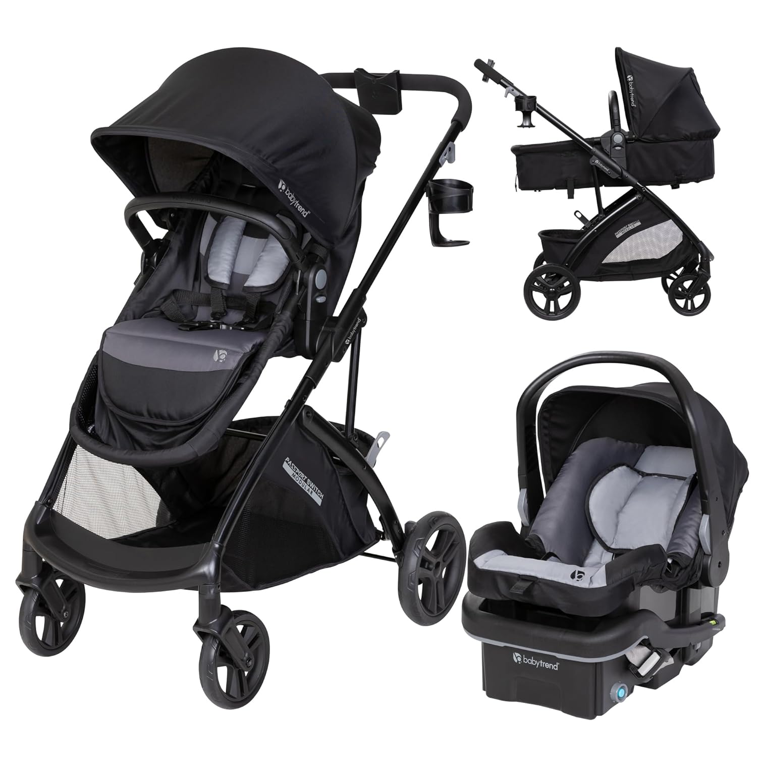 Baby Trend Passport® Switch 6-in-1 Modular Stroller Travel System