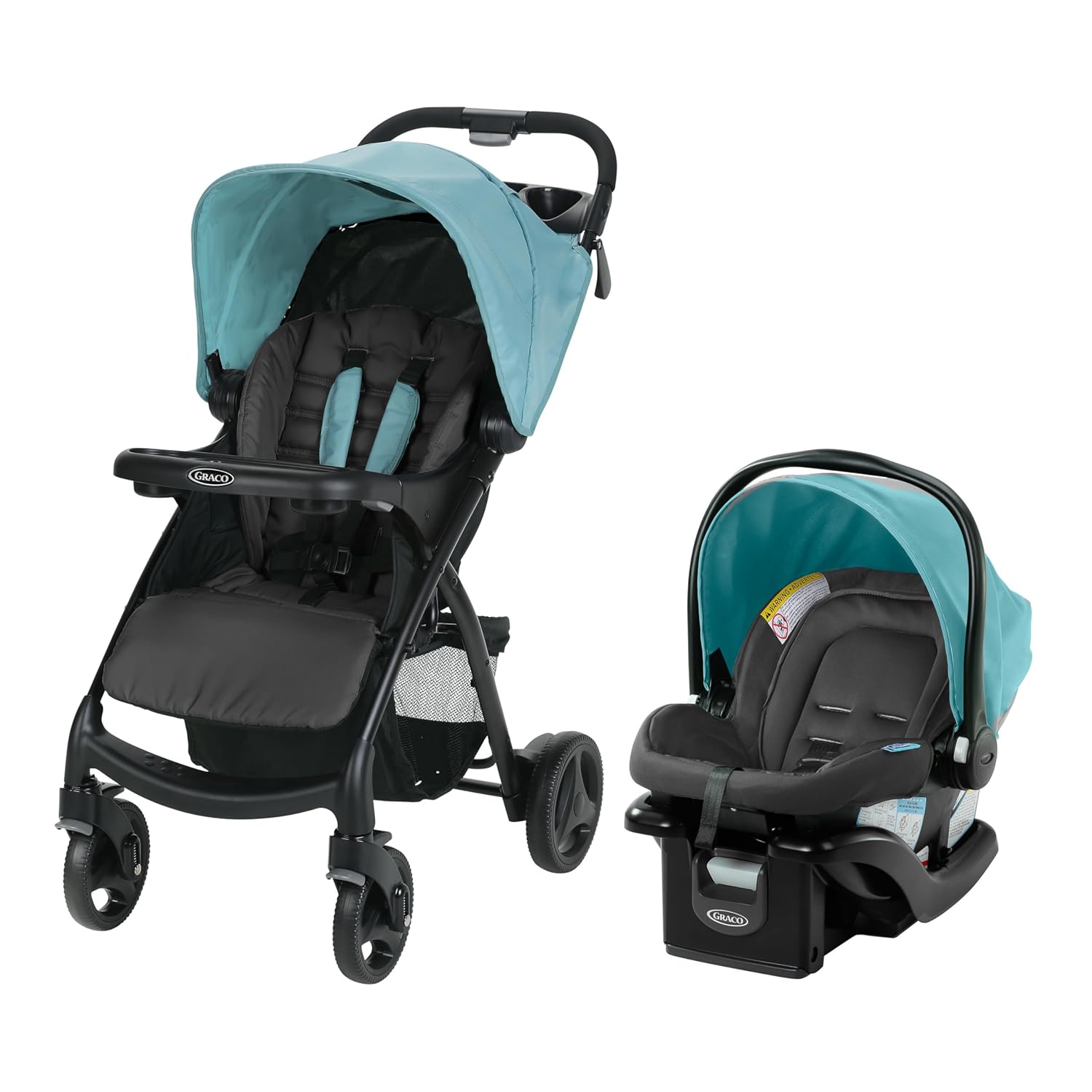Graco Verb Travel System | Includes Verb Stroller and SnugRide 30 Infant Car