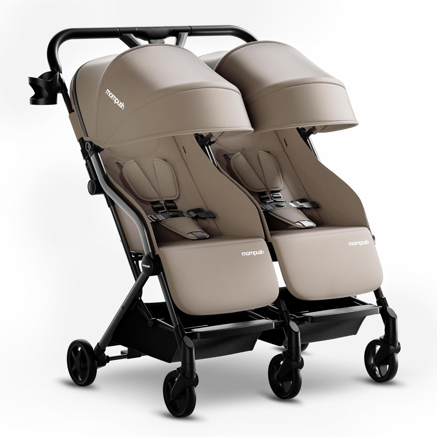 Mompush Lithe Double Stroller for Infant and Toddler